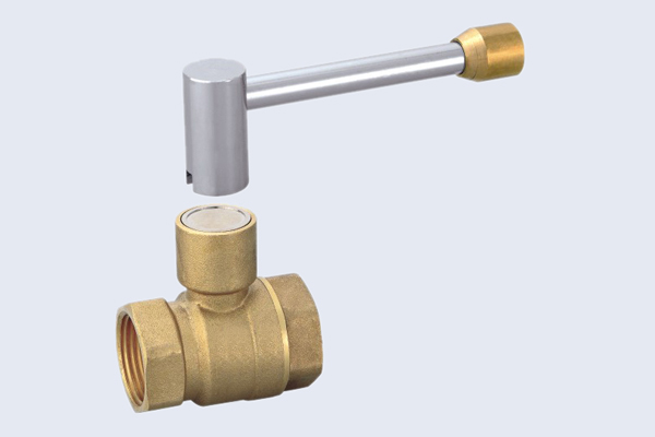 Valve à bille en laiton magnétique verrouillable N10112501