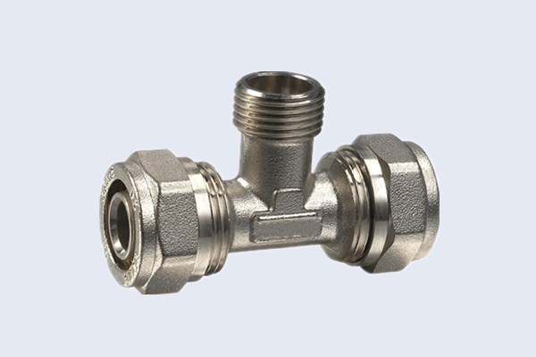 Raccord mâle en laiton nickelé Pex N30161017